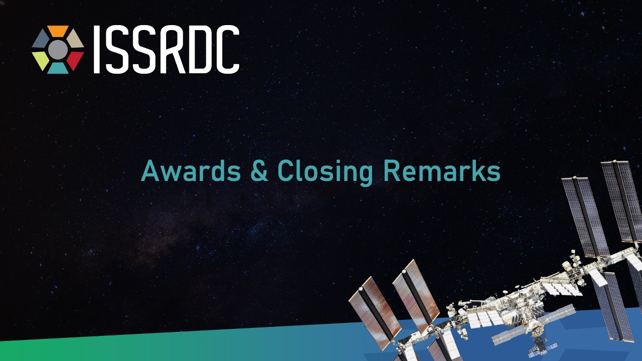 ISSRDC Awards and Closing Remarks